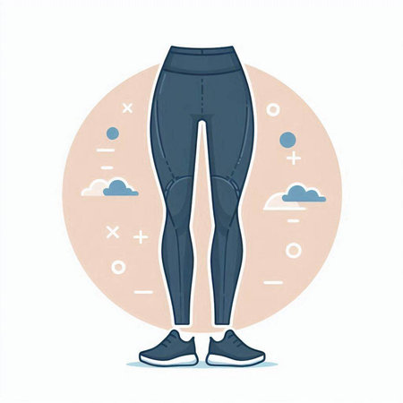 Fitness woman in sportswear. Vector illustration in flat styleのイラスト素材