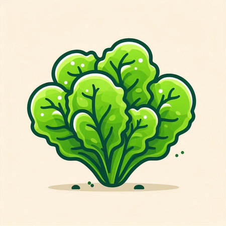 Lettuce icon, vector illustration. Lettuce symbol.のイラスト素材