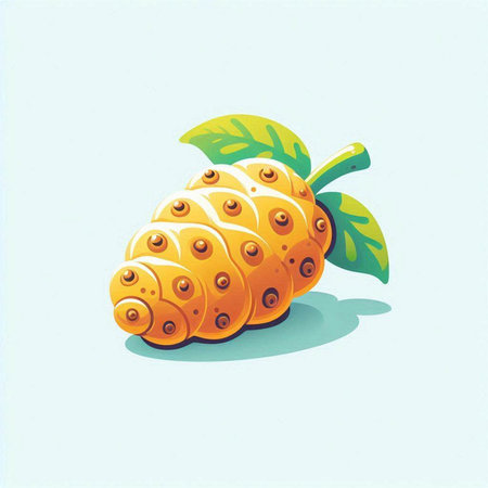 Custard apple vector illustration. Custard apple vector illustration.のイラスト素材