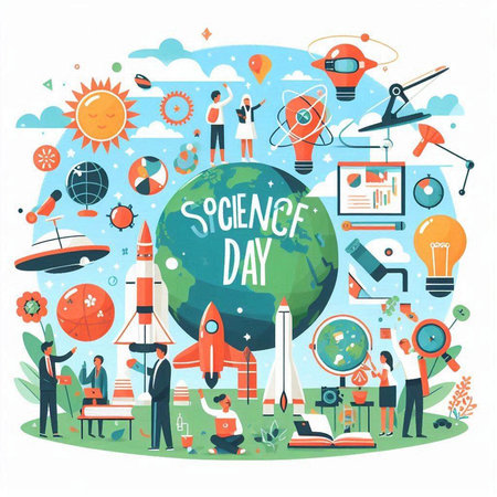 Set of flat design illustrations for seo and development. Vector illustrationのイラスト素材