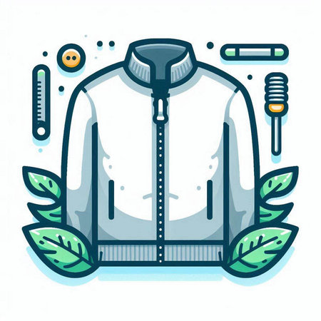 Hoodie vector icon. Illustration of a hoodie.のイラスト素材