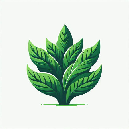 green leaf ecology nature element vector icon design. save the earth conceptのイラスト素材