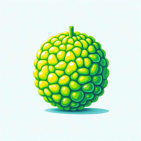 Litchi fruit isolated on the white background. Vector illustration.のイラスト素材