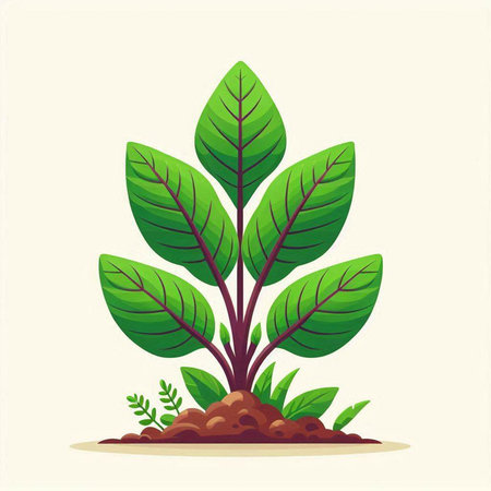 Plant concept with icon design, vector illustration 10 eps graphic.のイラスト素材