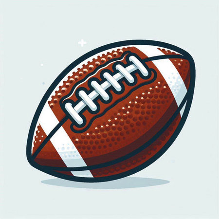 american football design over gray  background vector illustration eps10のイラスト素材