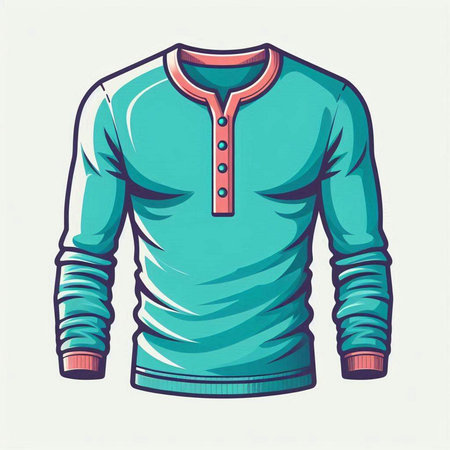 Vector illustration of a polo shirt isolated on a white background.のイラスト素材