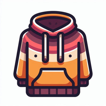 jacket isolated on white background. Vector illustration. EPS 10.のイラスト素材