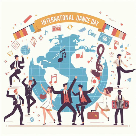 International Day of Families. Vector illustration in flat style with people and icons.のイラスト素材