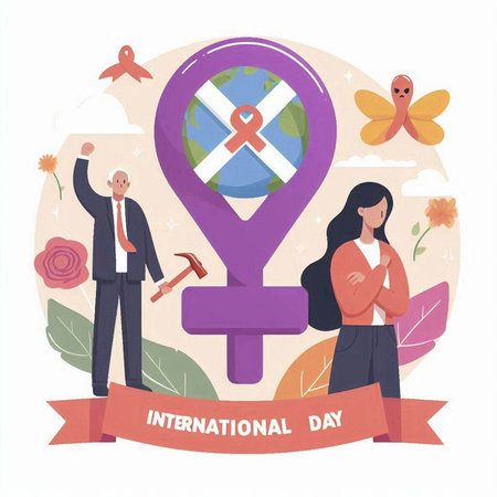 International Day of Remembrance and Reconciliation. Vector illustration in flat styleのイラスト素材