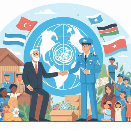 People of different nationalities and religions around the globe. Vector illustrationのイラスト素材