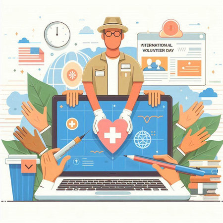 Health care and medicine concept. Vector illustration in flat design style.のイラスト素材