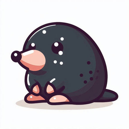 Cute penguin isolated on a white background. Vector illustration.のイラスト素材