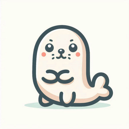 Cute cartoon ghost. Vector illustration. Isolated on white background.のイラスト素材