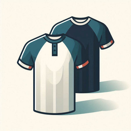 Soccer t-shirt isolated on white background. Vector illustration.のイラスト素材