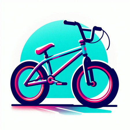 Bike icon on white background. Vector illustration. Eps 10.のイラスト素材