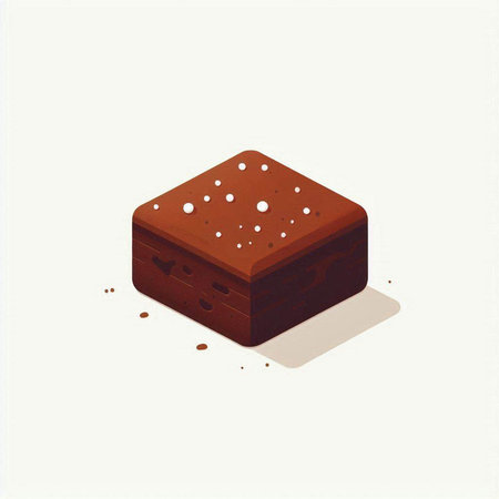 Chocolate cake on a white background. Vector illustration. Eps 10のイラスト素材