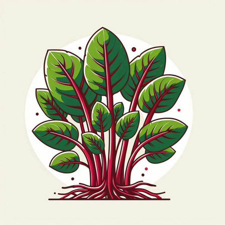 beetroot plant ecology icon vector illustration eps10 graphic designのイラスト素材