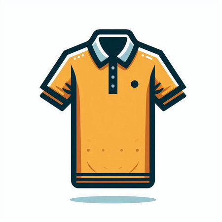 Polo shirt design over white background, vector illustration. EPS10のイラスト素材