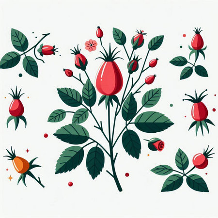 Rose flower icon. Vector illustration. Isolated on white background.のイラスト素材