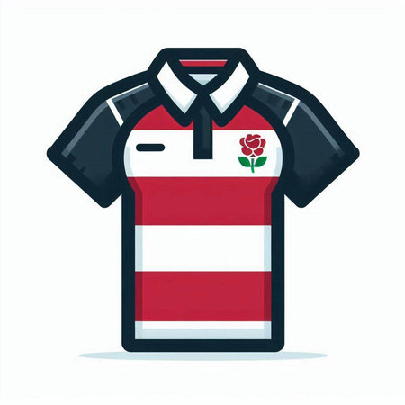 Polo shirt design, Soccer football jersey template, Sport uniform, Vector illustrationのイラスト素材