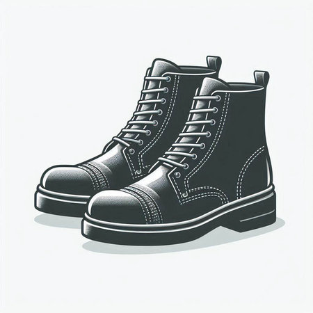 Sneakers on a white background. Vector illustration. Eps 10のイラスト素材