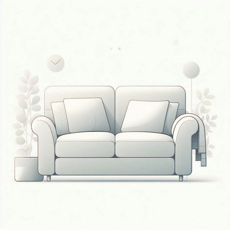 Skiing, snowboarder, vector illustration. Flat design.のイラスト素材