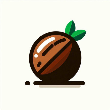 coffee bean isolated on a white background. vector illustration EPS10のイラスト素材