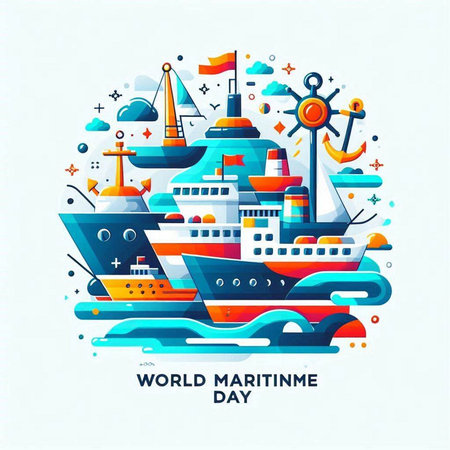 World Kindness Day. Vector illustration of a group of people around the world.のイラスト素材