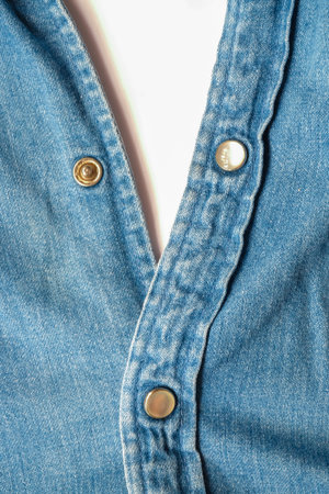 blue jeans shirt in daily life