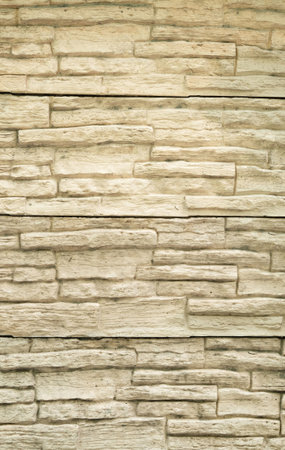 Layer of cream brick background