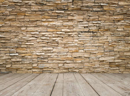 room interior vintage with old brick wall.の写真素材