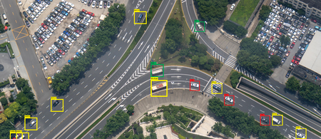 iot machine learning with speed car and object recognition which use artificial intelligence to...