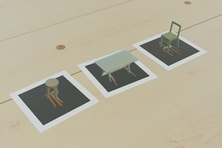 smart augment mixed virtual reality with card to show the product while use technologyの写真素材