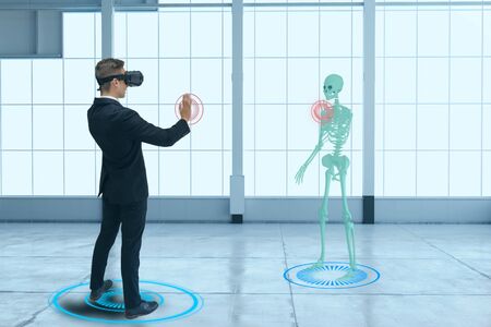 engineering try to use augmented mixed virtual reality with digital twins, advanced seismic techniques and processing, and subsea and robot technology, enabling the digital transformationの写真素材