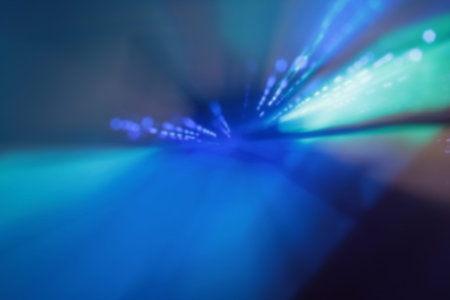 Abstract image of lighting flare with Lens.