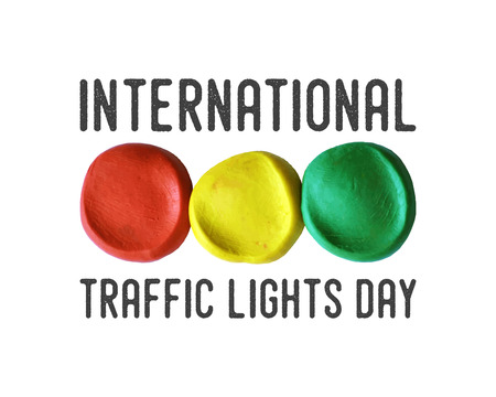 International traffic lights day posterのイラスト素材