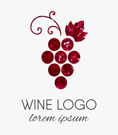 Grapes design element.のイラスト素材