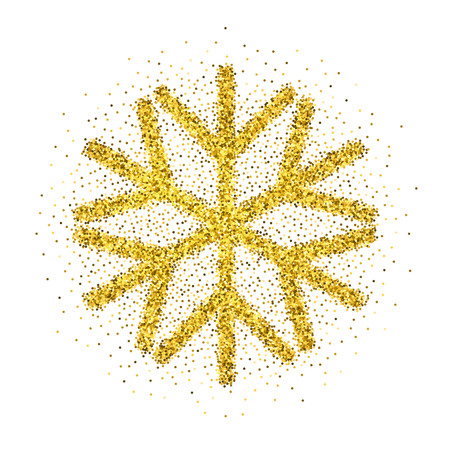 Christmas decoration with sparkling light effect.のイラスト素材