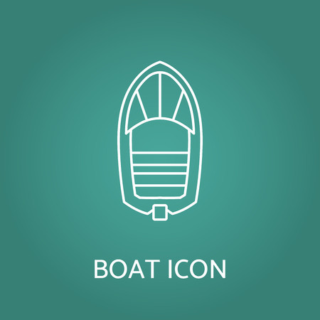 Boat icon. Vector illustration.のイラスト素材