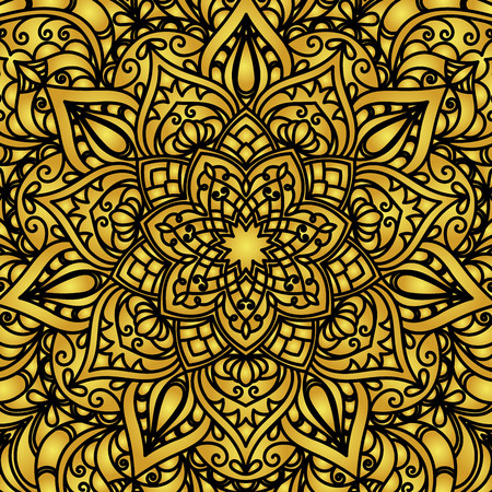Mandala pattern background.のイラスト素材