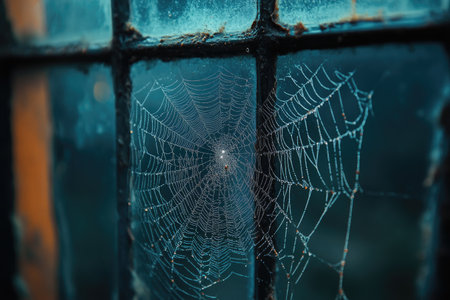 A close-up of spider webs and dust on the windowsill, showing signs that there has been an opening for creatures to enter your home. The focus is on small details like web strands hanging from each other or dusty edges around the windows. This photo emphasizes how dirt can accumulate in different places within your house when you open it. --ar 3:2 --stylize 750 --v 6.1 Job ID: 9b87baef-59e6-4358-9197-d35141157ffbの素材