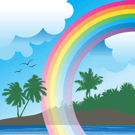 natural rainbowのイラスト素材