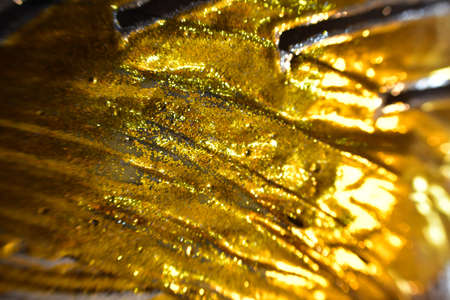 Gold background or texture and gradients shadow