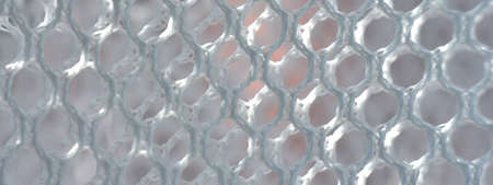 abstract grid hexagon texture of the net pattern background