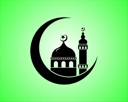 Mosque icon vector Illustration design templateのイラスト素材