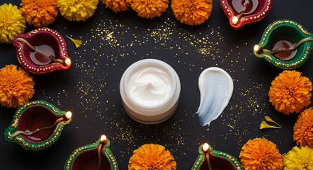 Diwali or Deepavali - the festival of lights in Indiaの素材