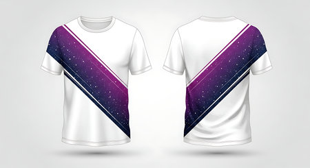 Realistic soccer jersey template for football kit or sports uniform. Vector illustrationの素材