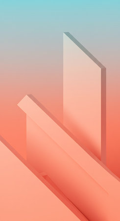 Abstract geometric background. Minimalistic graphic design. 3D renderの素材