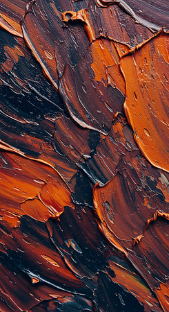 Abstract oil painting. Texture of oil paint on canvas. Abstract background.の素材