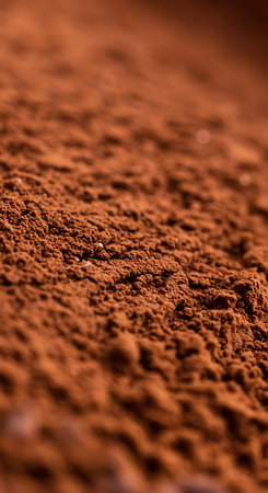 Coffee powder close up as a background. Selective focus.の素材